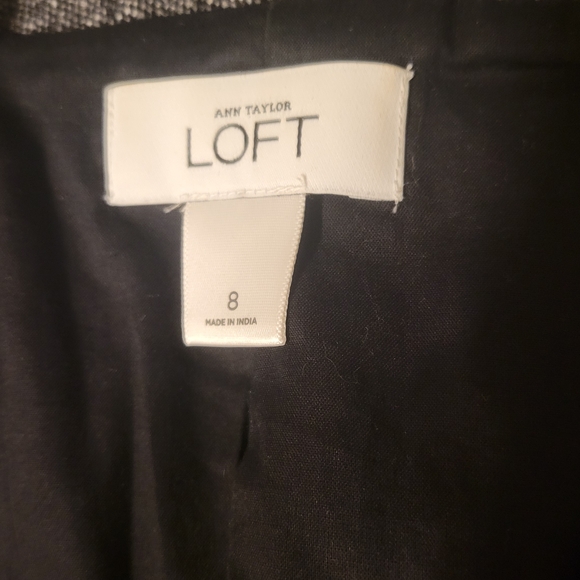 LOFT Women's Gray Blazer Jacket - Picture 3 of 4